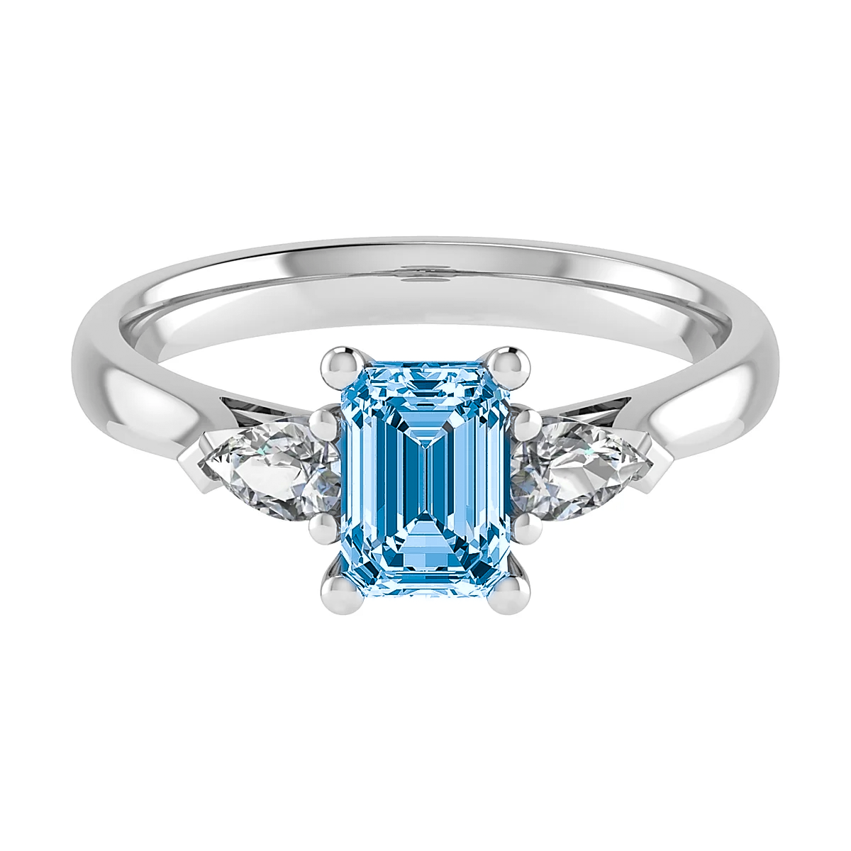 Verlovingsring Siren Blue Diamant