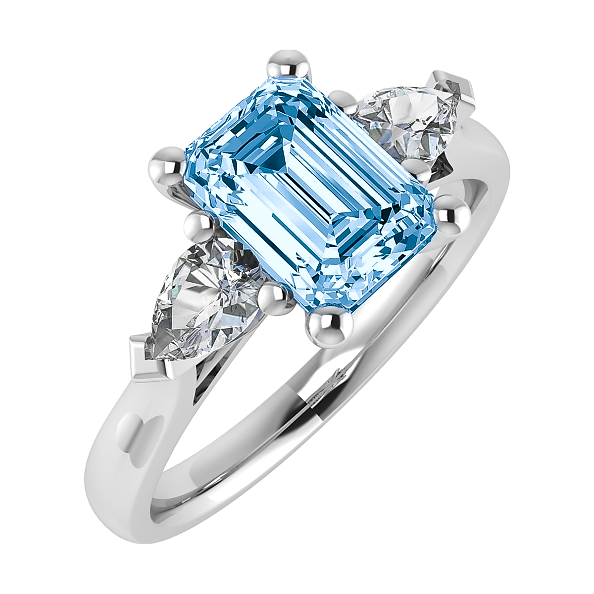 Verlovingsring Siren Blue Diamant