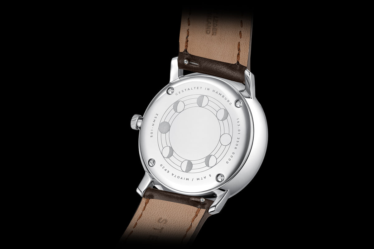 Naos Moonphase Moon Silver