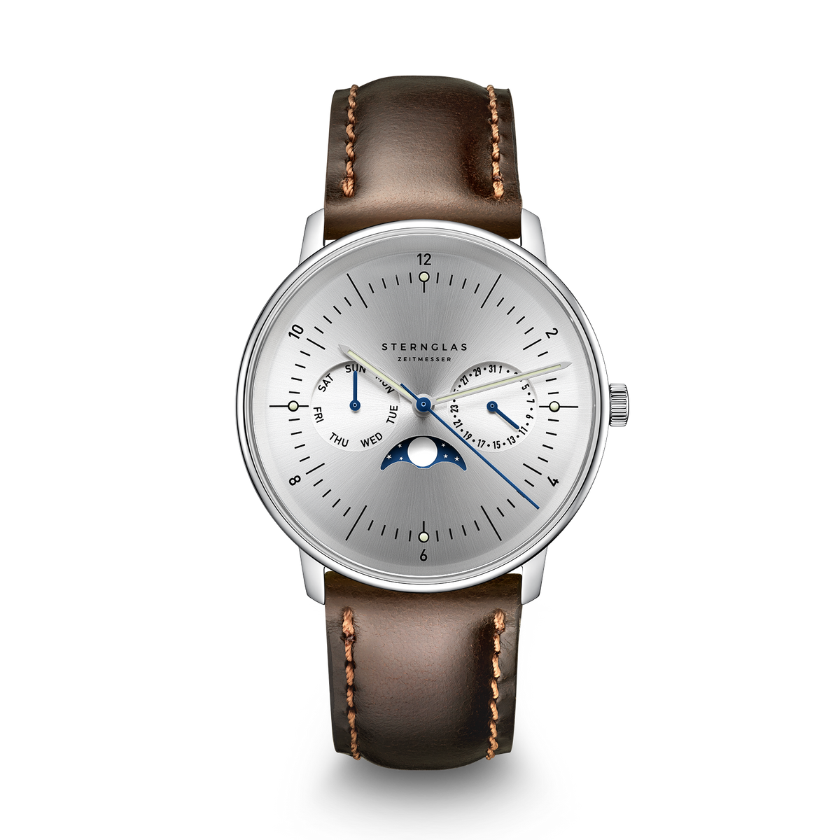 Naos Moonphase Moon Silver