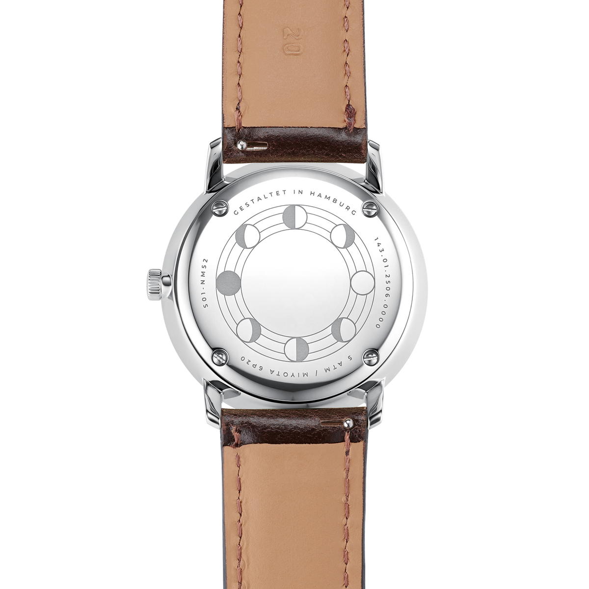 Naos Moonphase Moon Silver